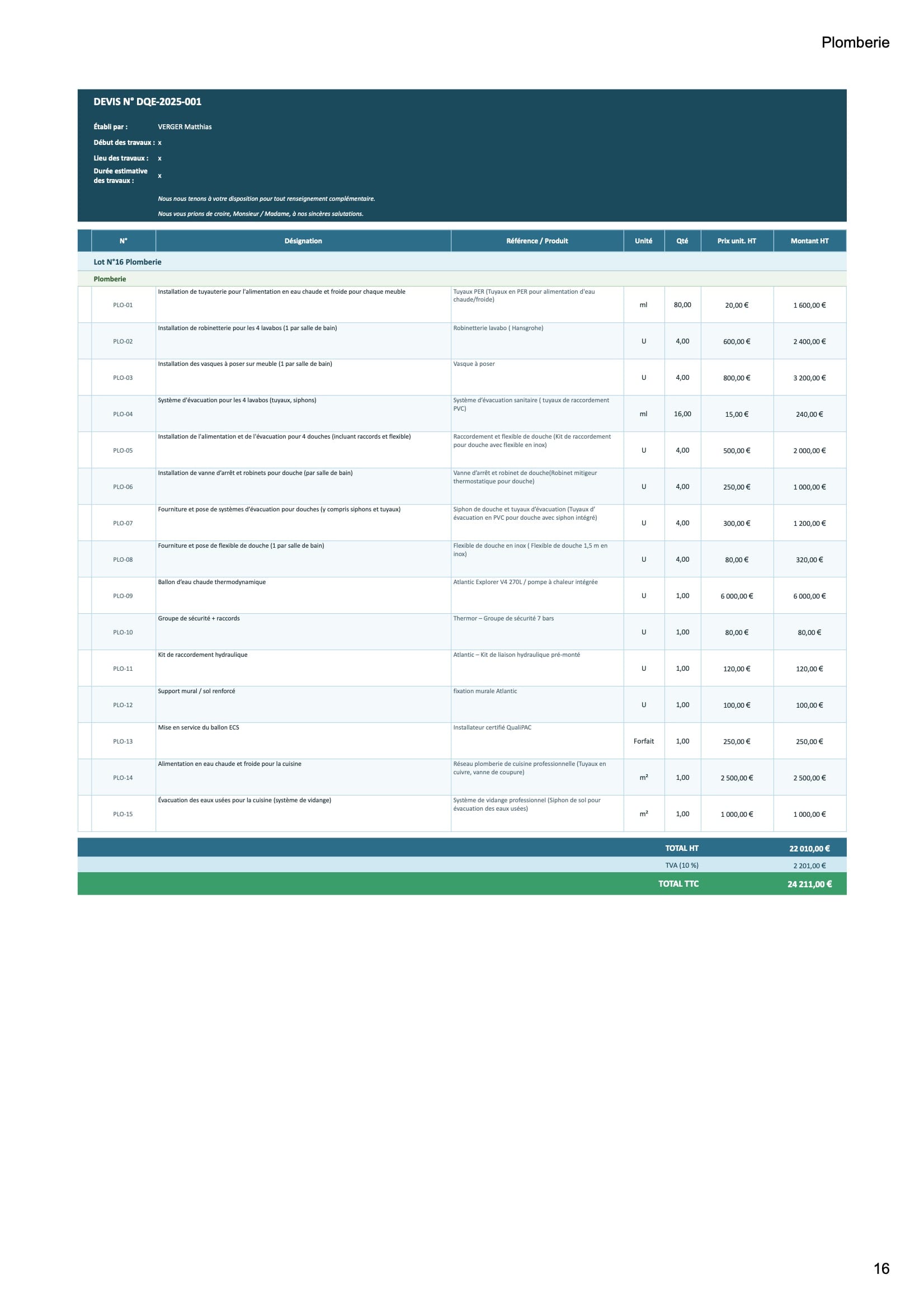 Plan — page 17/21